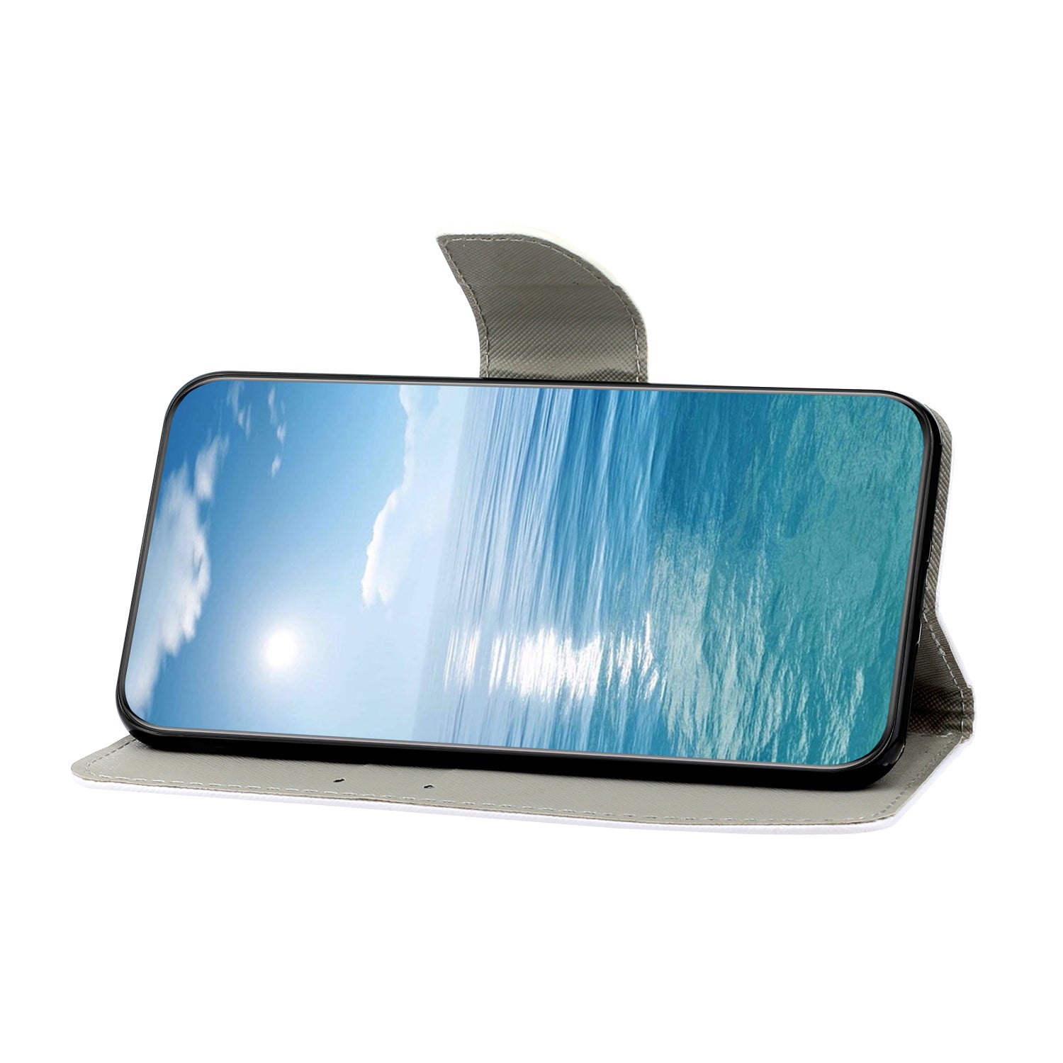 For Samsung Galaxy S23 FE PU Leather Flip Case Pattern Printing Protective Wallet Cover with Strap For Samsung Galaxy S23 FE PU Leather Flip Case Pattern Printing Protective Wallet Cover with Strap